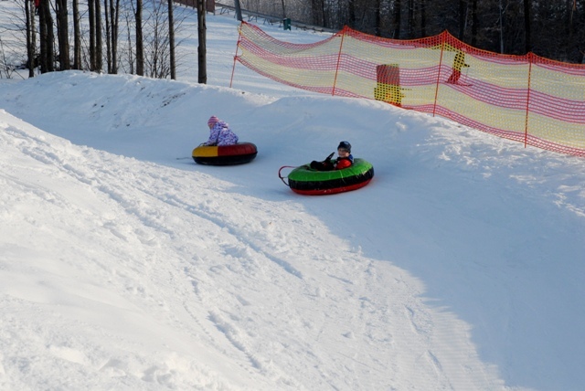snowtubing v HEIPARK Tošovice